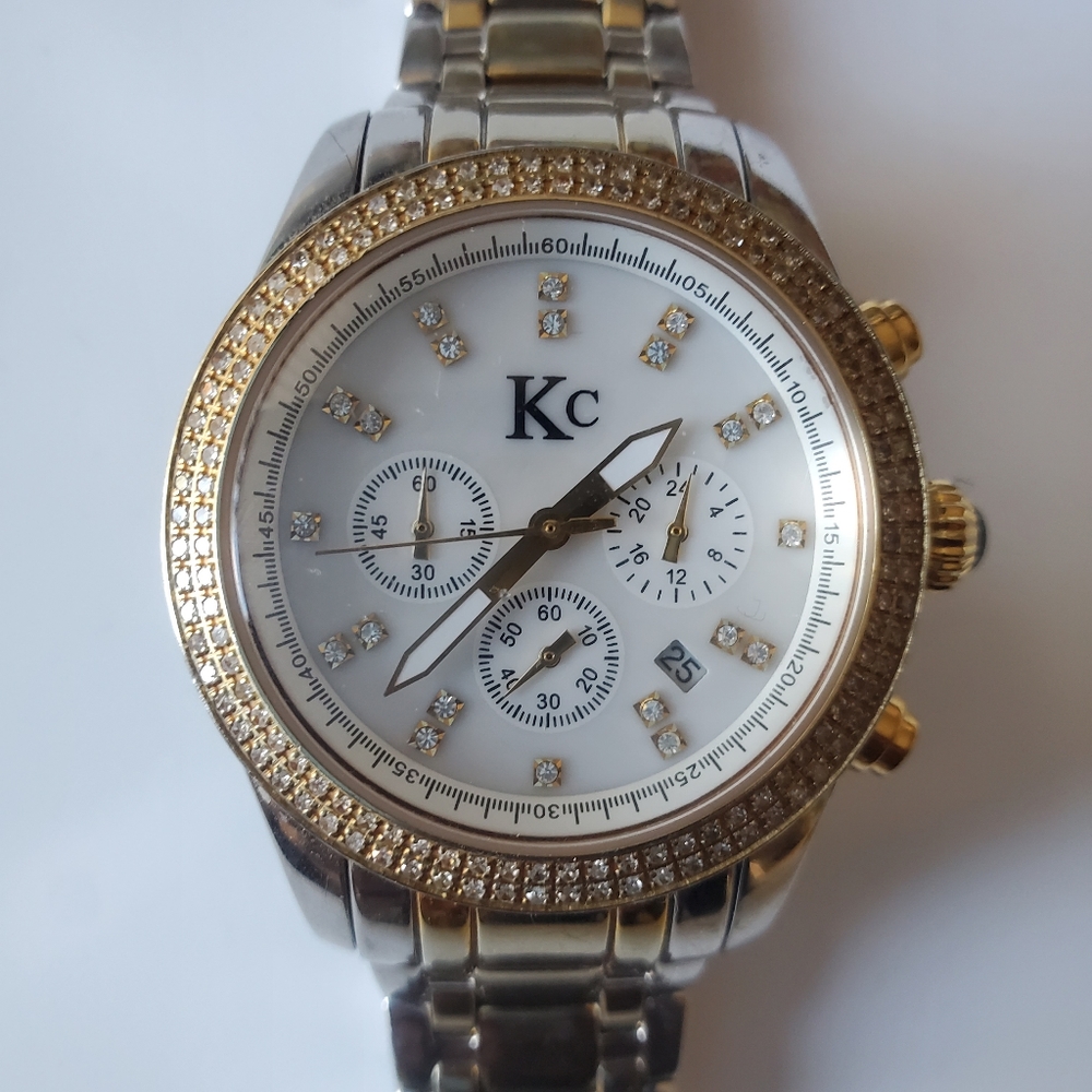 Techno Com by KC Ladys Diamond Bezel Watch (Unisex)